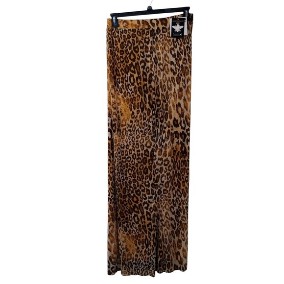 Antthony Originals: 2 pc. Mesh Knit Pant Set, Size 2XT, Mustard Yellow, Brown - Picture 6 of 12